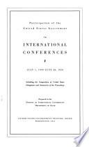 International Organization and Conference Series I-IV.