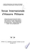 International review of military history