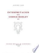 Interpretación del Códice Bodley 2858