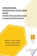 Intervenciones psicosociales en exclusión social