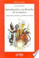 Introducción a la filosofía de la música