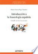 Introducción a la fraseología española