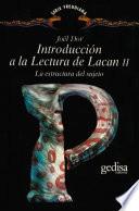 Introducción a la lectura de Lacan II