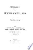 Introduccion á la lengua castellana