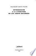 Introducción a la literatura de los judíos sefardíes