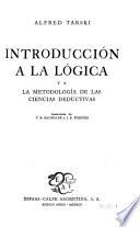 Introducción a la lógica y a la metodología de las ciencias deductivas