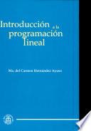 Introducción a la programación lineal