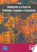 Introducción a la teoría de autómatas, lenguajes y computación