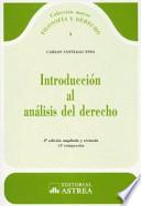 Introducción al análisis del derecho