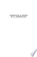 Introducción al estudio de la administración