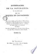 Investigación de la naturaleza y causas de la riqueza de las naciones