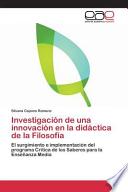Investigación de una innovación en la didáctica de la Filosofía