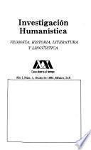 Investigación humanística