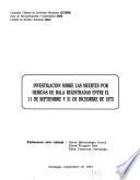 Investigación sobre las muertes por heridas de bala registradas entre el 11 de Septiembre y 31 de Diciembre de 1973