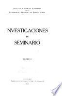 Investigaciones de Seminario