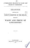 Investigation Relative to Wages and Prices of Commodities