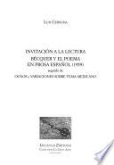 Invitación a la lectura