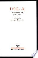Isla: Verso y prosa (1937-1940)