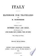 Italy : Handbook for Travellers