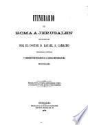 Itinerario de Roma a Jerusalen