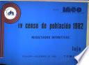 IV censo de población, 1982: Manabí (4 v.)