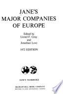Jane's Major Companies of Europe