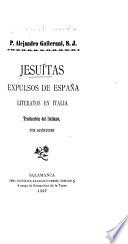 Jesuítas expulsos de España