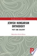 Jewish Hungarian Orthodoxy