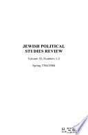 Jewish Political Studies Review
