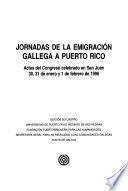 Jornadas de la Emigración Gallega a Puerto Rico