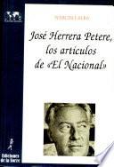 José Herrera Petere, Artículos