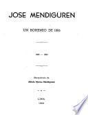 José Mendiguren, un bohemio de 1886