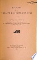 Journal de la Société des américanistes