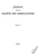 Journal de la Société des américanistes