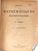 Journal de mathématiques élémentaires