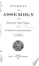 Journal of the Assembly of the State of New York