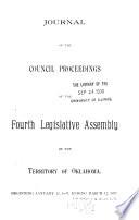 Journal of the Council Proceedings of the ... Legislative Assembly of the Territory of Oklahoma