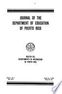 Journal of the Department of Education of Puerto Rico