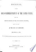 Journal of the House of Representatives of the United States