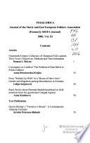 Journal of the Slavic and East European Folklore Association