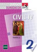 Juegos jurídicos. Derecho civil IV: familia 2