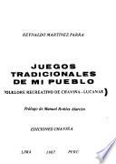 Juegos tradicionales de mi pueblo