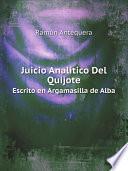 Juicio Anal?tico Del Quijote