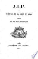 Julia, ó, Escenas de la vida en Lima