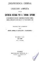 Jurisprudencia criminal