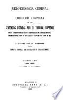 Jurisprudencia criminal