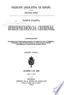Jurisprudencia criminal