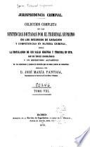 Jurisprudencia criminal