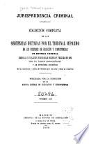 Jurisprudencia criminal