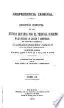Jurisprudencia criminal